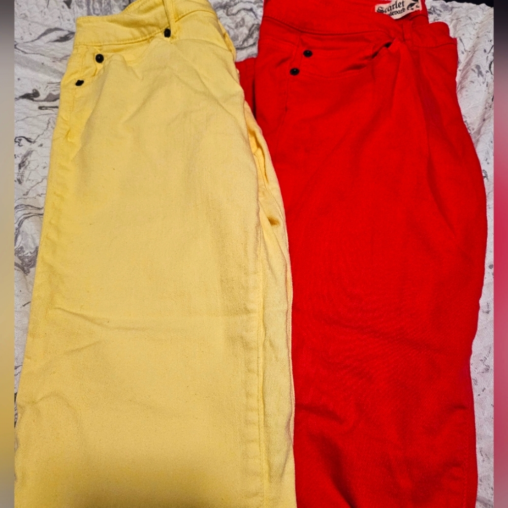 Colored jeans